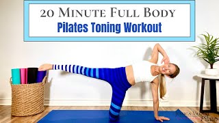 20 Minute Full Body Workout - Pilates Class for Toning!