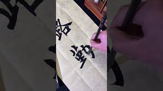 书山有路勤为径 学海无涯苦作舟！#毛笔字 #书法 #calligraphy