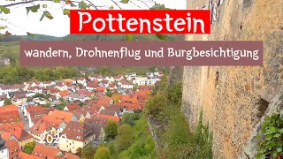 Wandern Pottenstein fränkische Schweiz, Sept. 2020