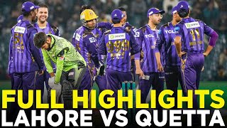 Full Highlights | Lahore Qalandars vs Quetta Gladiators | Match 4 | HBL PSL 9 | M2A1A