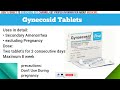 gynecosid tablets gynecosid tablets uses dose how to use