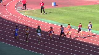 2015年　埼玉県学校総体陸上競技　男子100m決勝