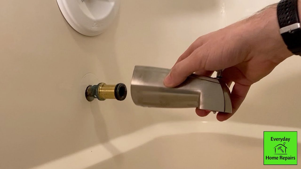 HOW TO REPLACE A DELTA TUB SPOUT - YouTube