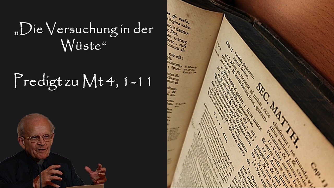 Predigt Zum 1. Fastensonntag Im Jahreskreis (Mt 4,1-11) Von Eugen Biser ...