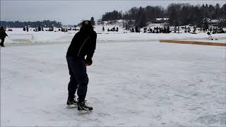 Pond Hockey 2018 on Muskoka Bay, Gravenhurst