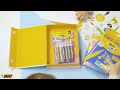 how to use the bic my colouring box gift box for kids