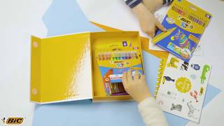 How to use the BIC My Colouring Box gift box for kids