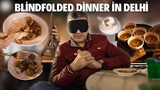 Will food reach your mouth or nose with your eyes closed ? Let's find out! Blindfolded Dinner, Delhi