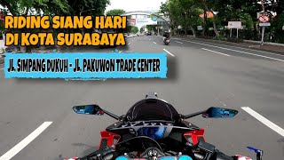 SITUASI DAN KONDISI LALULINTAS SIANG HARI DI SURABAYA  || PERJALANAN KE ARAH PAKUWON MALL