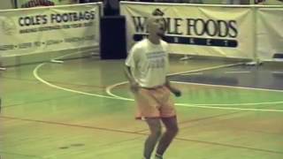 Peter Irish 1995 World Footbag Championships Finals Routine 1st Place