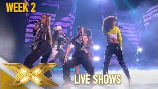 V5: Girl Group Bring The Latino FIRE With Despacito \u0026 Mi Gente!| The X Factor 2019: Celebrity