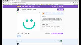 How to Solve Debug It! 2.3 on scratch given the solved project and the code.