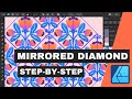 Step-by-Step DIAMOND Repeat Pattern ◆ Affinity Designer iPad Tutorial PART 1