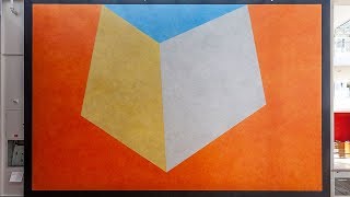 Installation of Sol LeWitt's Wall Drawing 552D