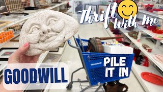 Just PILE IT IN The Cart | Goodwill Thrift With Me | Reselling