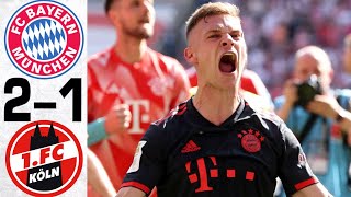 Bayern Munich vs Köln 2-1 - All Goals and Trophy Celebration - 2023 🏆