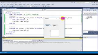variable scope in visual basic