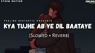 Kya Tujhe Ab Ye Dil Baataye | (Slowed+Reverb) | Storm | 8D | Falak Shabbir | Feeling AESTHETIC |