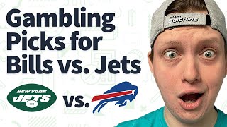 NFL PICKS & PARLAYS: Jets vs. Bills Betting Picks, Predictions & FREE NY Sports Betting Promo Codes