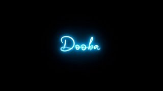 Dooba Rahun Sada Status ♥ Blackscreen Lyrical Status 🌺 Romantic Song 🥀  Love Song Status