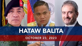 UNTV: HATAW BALITA  |   October 23, 2023