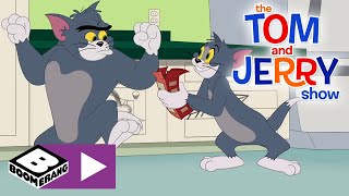 The Tom & Jerry Show | Stone Age Tom | Boomerang UK 🇬🇧