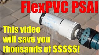 FlexPVC demonstrates the failures of the competitors flexible pvc pipe. This vid will save you $$$$.