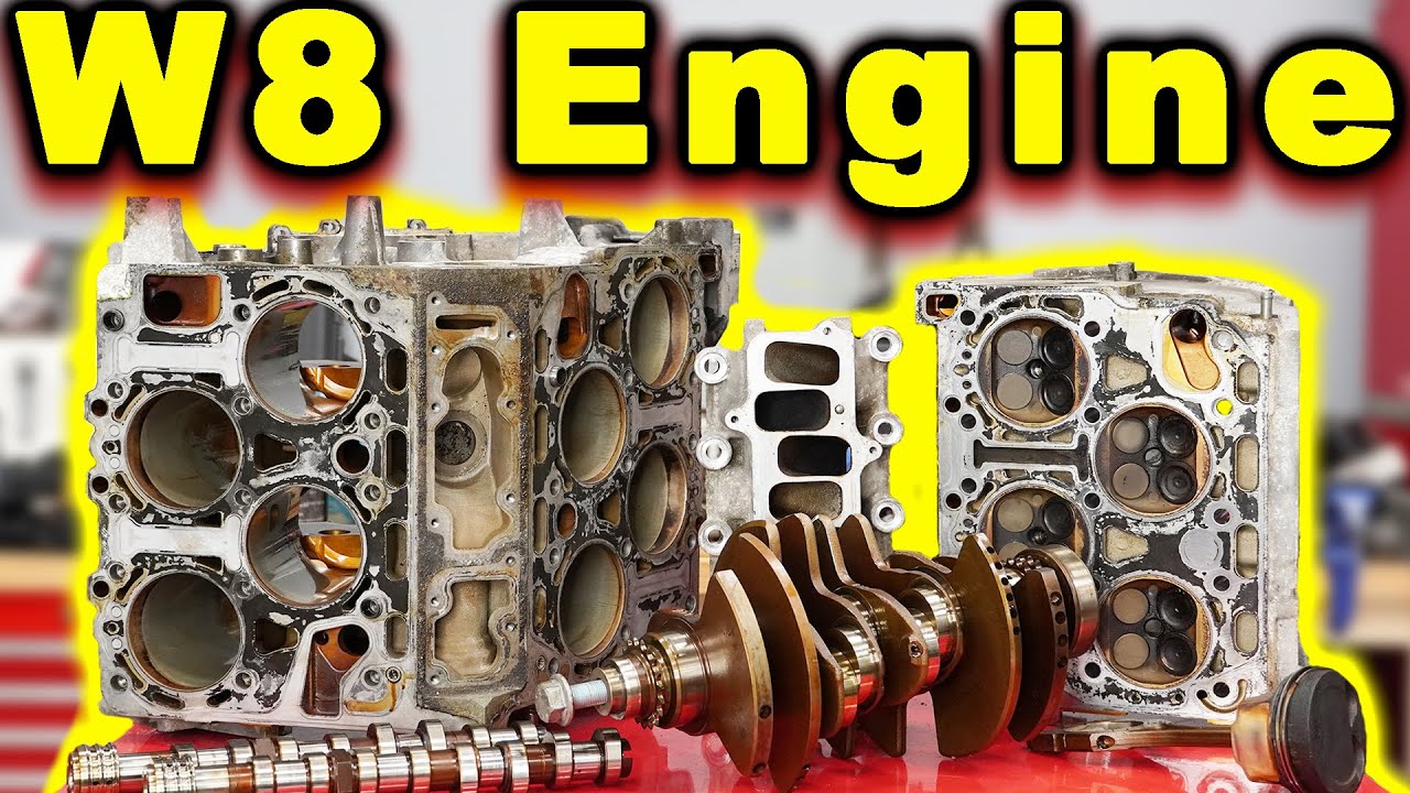 W8 Passat Engine Teardown And Inspection Tiny V8 Youtube
