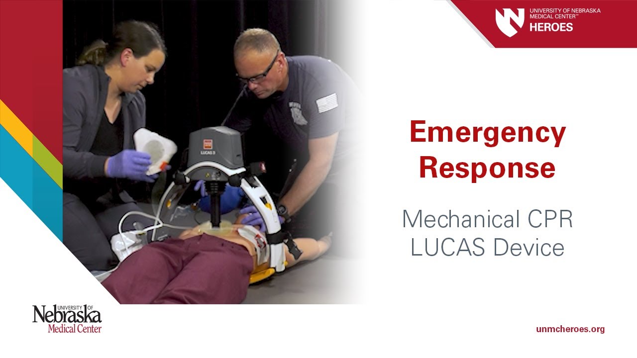 Mechanical Cardiopulmonary Resuscitation - LUCAS Device - YouTube