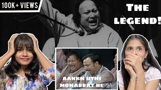 Aankh Uthi Mohabbat Ne Angrai Li Reaction | Ustad Nusrat Fateh Ali Khan | Indian Reactions!!!!