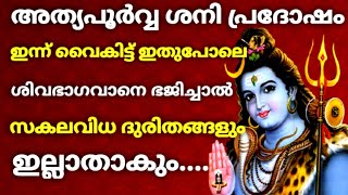 ശനി പ്രദോഷത്തിൽ ഇന്ന് വൈകിട്ട് ശിവ ഭഗവാനെ ഇങ്ങനെ ഭജിച്ചാൽ എല്ലാ സൗഭാഗ്യങ്ങളും വന്നുചേരും 🔱🔱