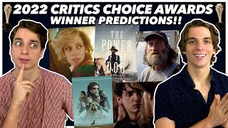 2022 Critics Choice Award Winner Predictions