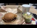 バーガーキング　ブッチャー　ダブルミートbbqチーズバーガー（ビーフ u0026チキンパティ）