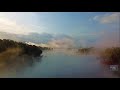 lake chatuge hiawassee ga 4k fall time dji mavic pro footage stunning aerial shots in the fog