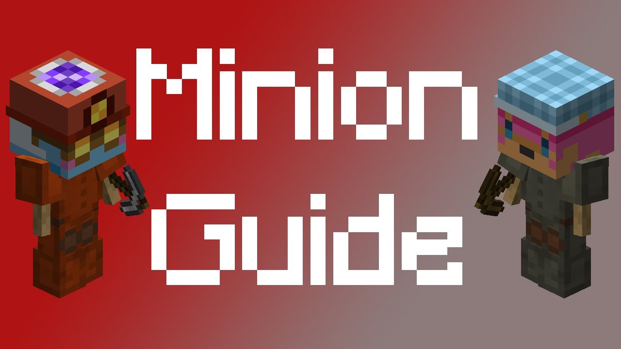 A COMPLETE MINION Guide For Minecraft Hypixel Skyblock - YouTube