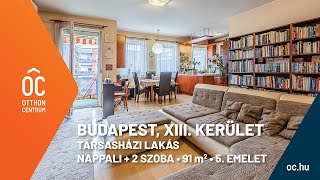 Eladó 5. emeleti, nappali + 2 szobás társasházi lakás - Budapest. XIII. kerület - 91 nm