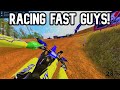 RACING AGAINST PRO'S ON A ROUGH TRACK IN MX BIKES!