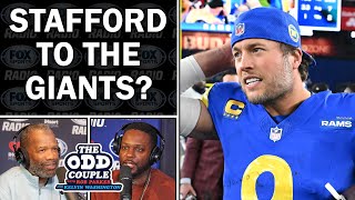 Matthew Stafford Wants to Play for the New York Giants? | THE ODD COUPLE