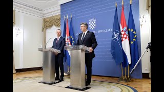 NATO Secretary General with the Prime Minister of 🇭🇷Croatia, 04 MAR 2020