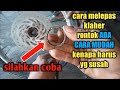 cara melepas bearing roda yang rontok pecah