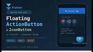 FloatingActionButton & IconButton in Flutter Complete Guide with Examples