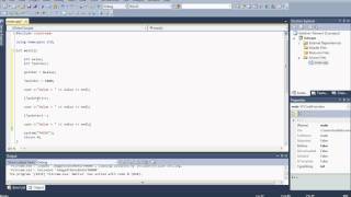 Microsoft Visual Studio C++ Tutorial 23 (Integer Pointers 3), HD