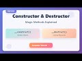 PHP OOP: Constructors & Destructors Explained for Beginners