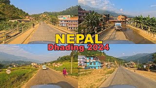 🇳🇵Dharke to Galchi Highway LIVE Main Road Construction 2024 - 4K Travelling Nepal 🇳🇵