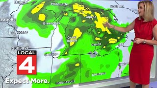 Metro Detroit weather forecast May 23, 2024 -- Noon Update