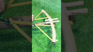 Handmade a new style Bamboo Crossbow # Unique design # Craft idea