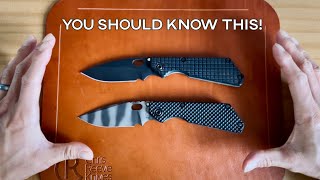 What you should know getting into Strider Knives - Plus another SNG