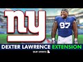 BREAKING: Dexter Lawrence Signs MEGA-Extension With The New York Giants | Giants News