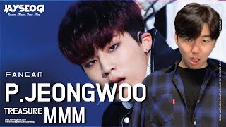 [ENG SUB] 트레저 박정우 '음' (TREASURE PARK JEONG WOO 'MMM' FanCam)│@SBS Inkigayo_2020.11.08. Reaction