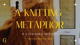 Knitting is getting me through my twenties PLUS Finishing the Diamond Jumper/Jacket Mashup take 2